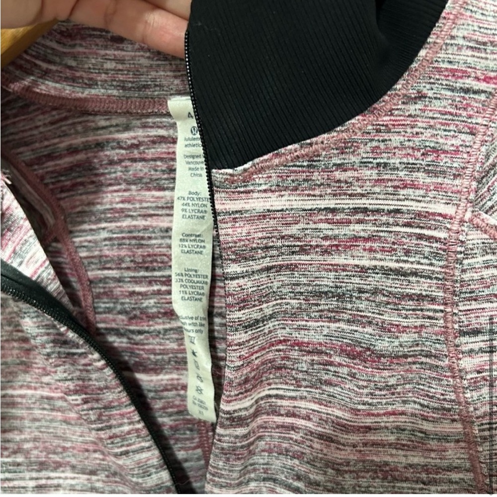 lululemon runderfull Hlaf zip womens size 4 - Picture 7 of 9